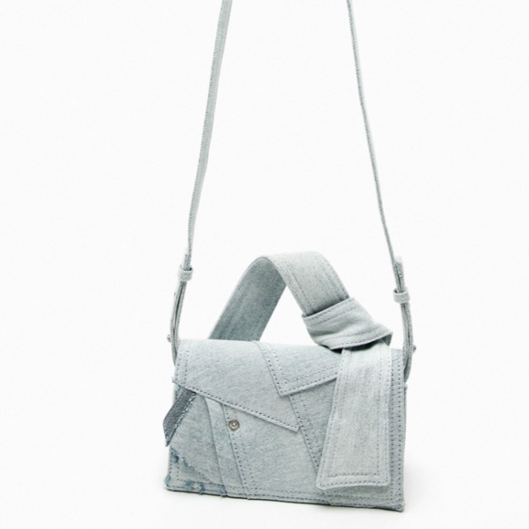 PATCHWORK DENIM BAG - Picture 3 of 8